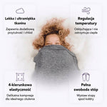 Otulacz dla Dorosłych z Kompresją – Wsparcie dla Relaksu i Spokojnego Snu 3
