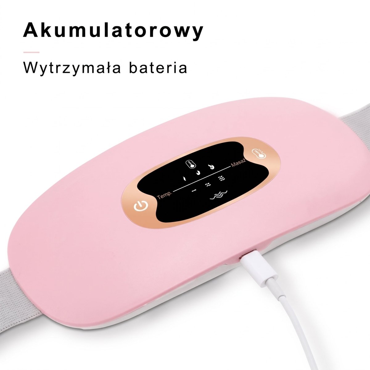 Pas Grzewczy na Bóle Menstruacyjne – Regulacja Temperatury i Wibracje