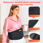 Pas Grzewczy z Masażem Wibracyjnym – Na Plecy i Brzuch, Regulowany, Szybkie Nagrzewanie