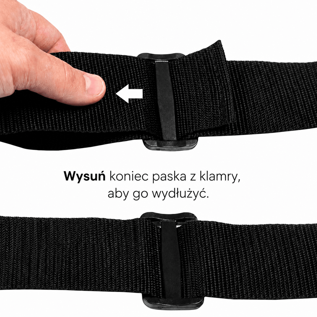 Pas Narzędziowy z 11 Kieszeniami – Regulowany, Wytrzymały Poliester 600D, Szerokość 5 cm