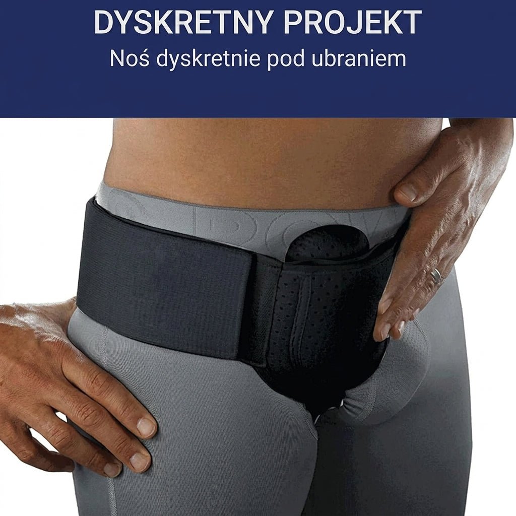 Pas Przepuklinowy Pachwinowy z Regulacją – Oddychający, Dyskretny z Wyjmowaną Podkładką 5