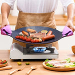 Patelnia Grillowa z Powłoką Kamienną 28 cm – Lekka i Wielofunkcyjna do Grillowania 0