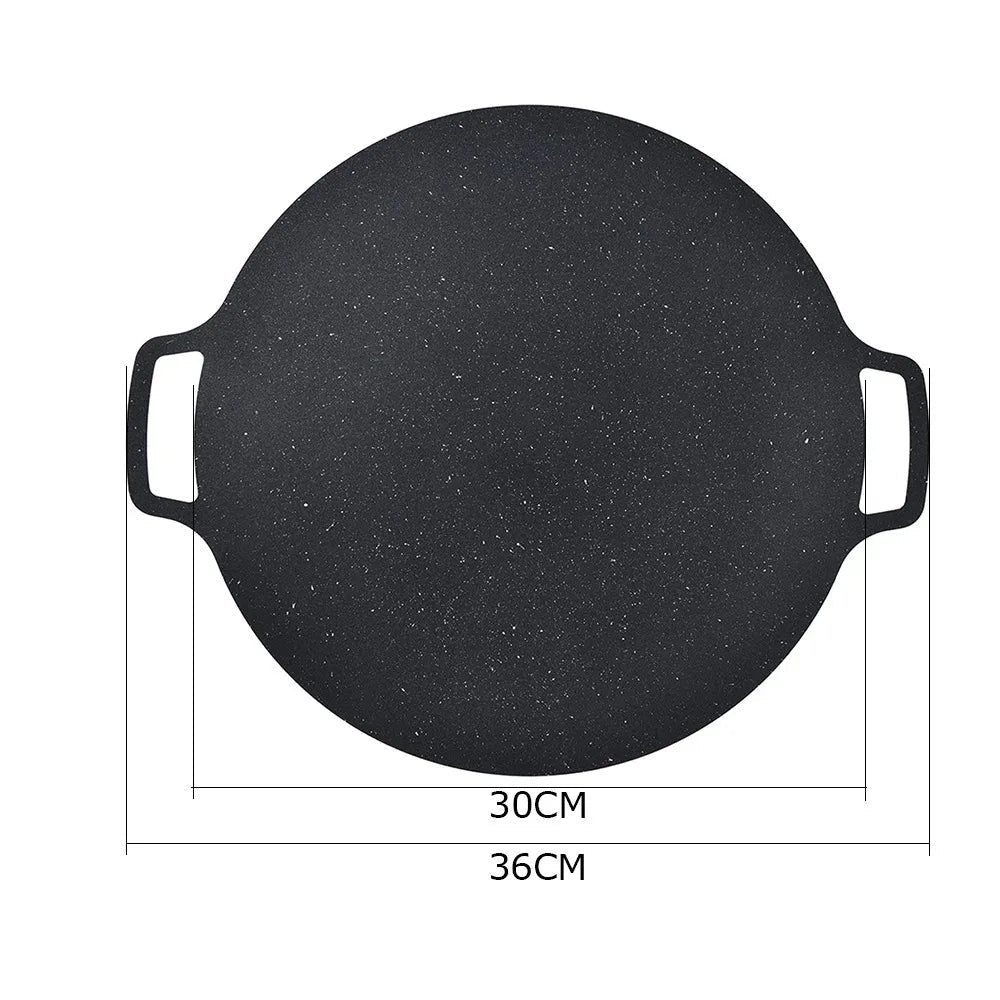 Patelnia Grillowa z Powłoką Kamienną 28 cm – Lekka i Wielofunkcyjna do Grillowania 3