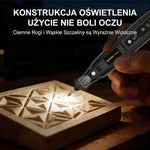 Pióro Do Grawerowania Bezprzewodowe 35W z Regulacją Prędkości – Zestaw Akcesoriów Do Drewna, Metalu i Plastyku 6