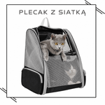 Plecak Dla Kota z Okienkiem 180° – Wygodne i Bezpieczne, Do 8 kg