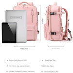 Plecak Podróżny 40L z Przegrodą na Buty i Portem USB – Idealny do Samolotu 6