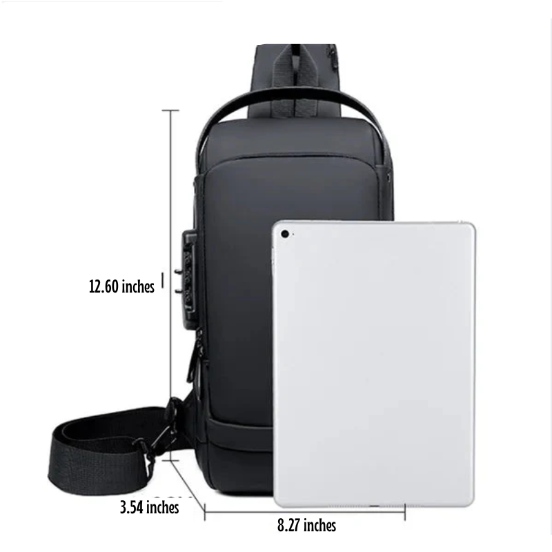 Plecak Przeciwkradzieżowy Z Portem USB, Wodoodporny Plecak Na Laptopa Do 15,6 4