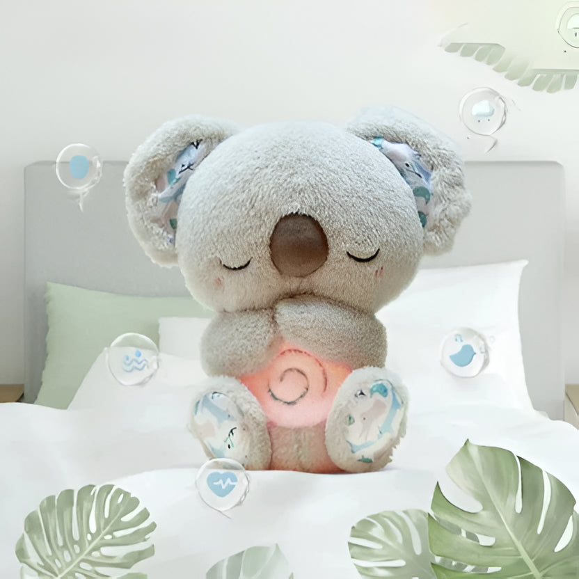 Pluszowa Zabawka Koala z Muzyką i Światłami – Uspokajająca do Zasypiania dla Dzieci i Dorosłych 3