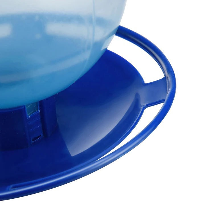 Podajnik Wody dla Ptaków W Kształcie Kropli Deszczu - Odporny Na Warunki Atmosferyczne, Łatwe Napełnianie, Wiszący lub Wolnostojący 3