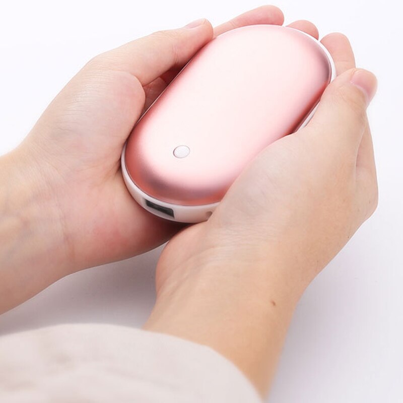 Podgrzewacz do Rąk z Powerbankiem 5200 mAh - Ergonomiczny, Szybkie Nagrzewanie, 3 Poziomy Temperatury 1