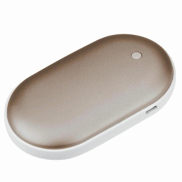 Podgrzewacz do Rąk z Powerbankiem 5200 mAh - Ergonomiczny, Szybkie Nagrzewanie, 3 Poziomy Temperatury 5