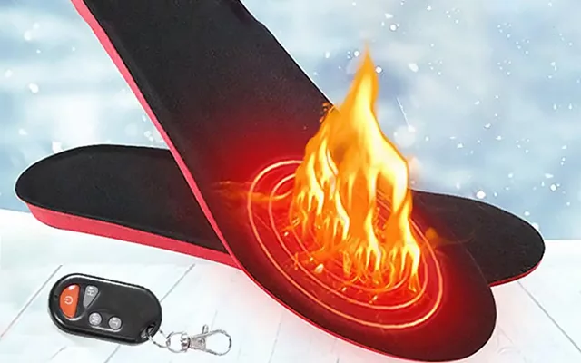 Podgrzewane Wkładki Do Butów z Regulacją Temperatury – Akumulatorowe, Cienkie, Z Pilotem 4