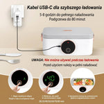 Podgrzewany Lunch Box 1000 ml z Baterią 16000 mAh – Pojemnik na Lunch z Regulacją Ciepła 5