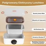 Podgrzewany Lunch Box 1000 ml z Baterią 16000 mAh – Pojemnik na Lunch z Regulacją Ciepła 6