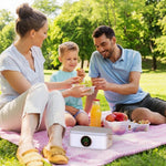 Podgrzewany Lunch Box 1000 ml z Baterią 16000 mAh – Pojemnik na Lunch z Regulacją Ciepła 12