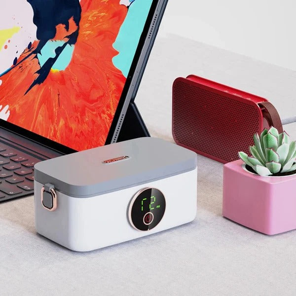 Podgrzewany Lunch Box 1000 ml z Baterią 16000 mAh – Pojemnik na Lunch z Regulacją Ciepła 2