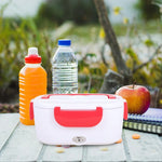 Podgrzewany Lunch Box 50 W z Uchwytami i Łyżką – Pojemnik na Lunch 1L do Pracy i Szkoły 2