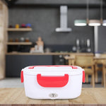 Podgrzewany Lunch Box 50 W z Uchwytami i Łyżką – Pojemnik na Lunch 1L do Pracy i Szkoły 3