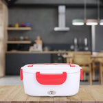 Podgrzewany Lunch Box 50 W z Uchwytem i Łyżką – Pojemnik na Lunch 1L do Pracy i Szkoły 2