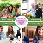 Podgrzewany Lunch Box 50 W z Uchwytem i Łyżką – Pojemnik na Lunch 1L do Pracy i Szkoły 9