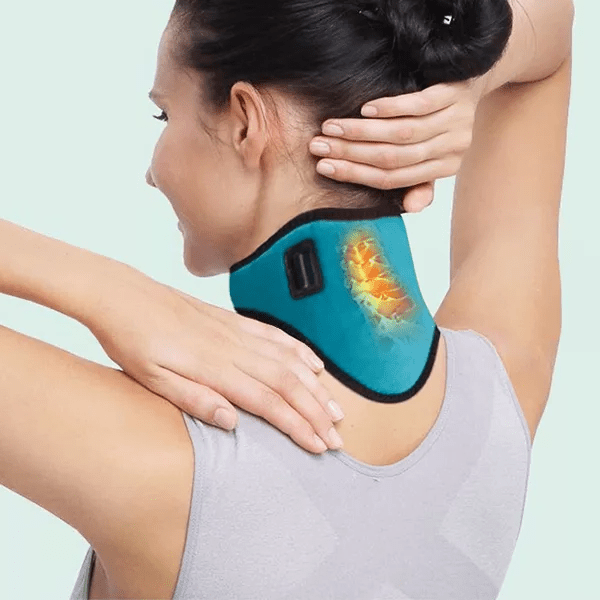 Podgrzewany Stabilizator Szyi z Regulacją Temperatury – Terapia Ciepłem na Ból i Napięcie Mięśni 0