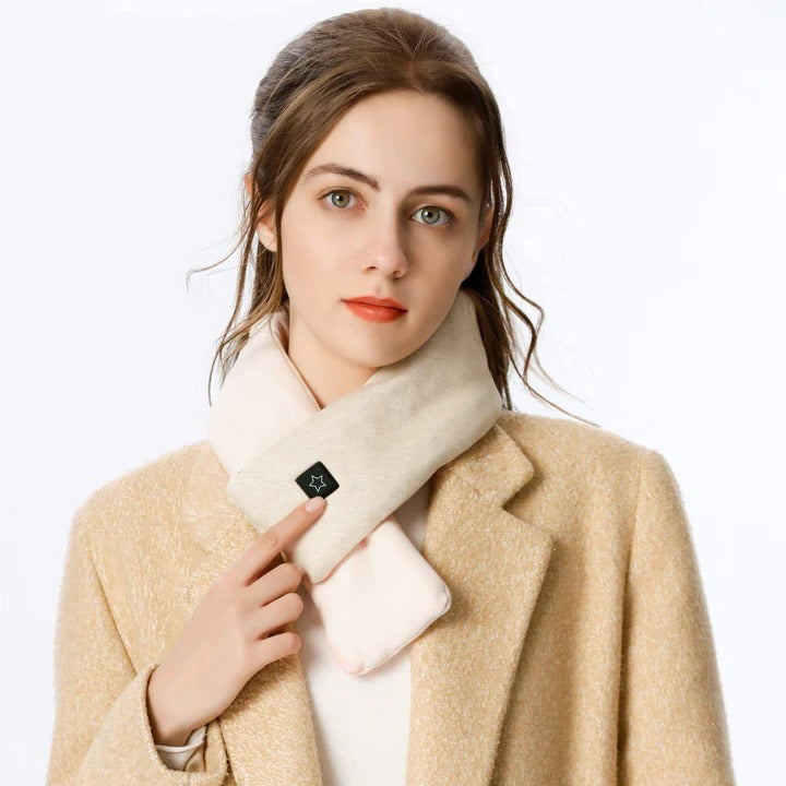 Podgrzewany Szalik Damski z Regulacją Temperatury - Ciepły i Oddychający Szal 2