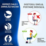 Podkładka na Stopy z Pianką Memory – Regulowana Wysokość, Antypoślizgowa do Biura i Domu 16