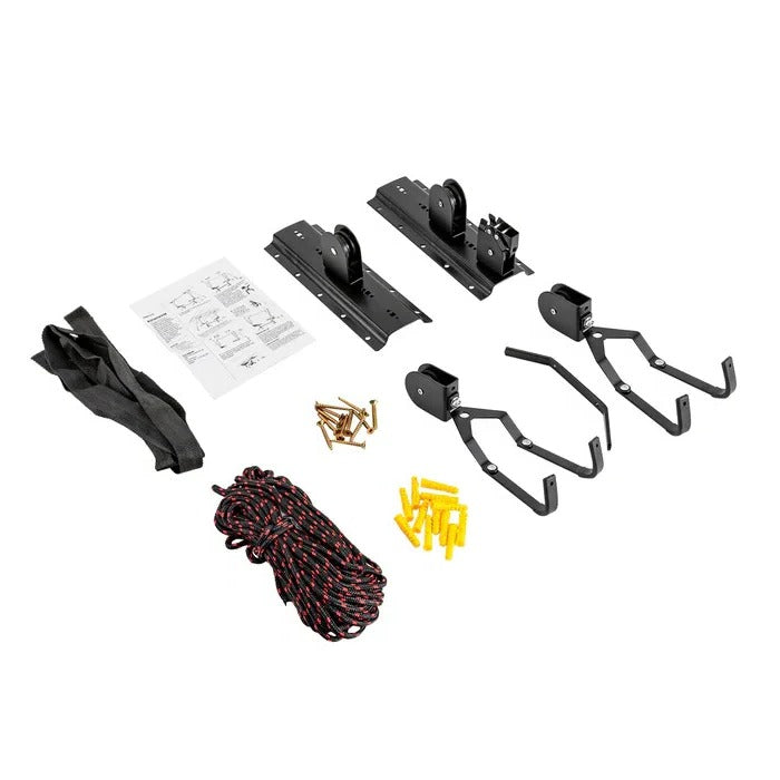 Podnośnik Rowerowy Montowany na Suficie - Udźwig 132 Funty, Haki Ochronne 3