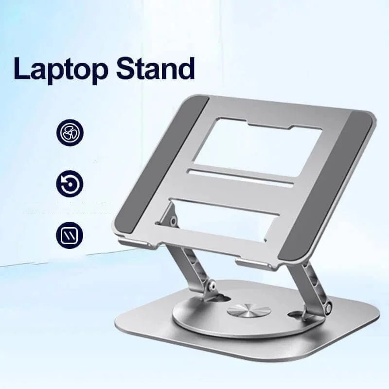 Podstawka Pod Laptopa z Regulacją Wysokości 360° do 17 Cal – Aluminiowa i Chłodząca 1
