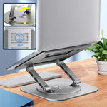 Podstawka Pod Laptopa z Regulacją Wysokości 360° do 17 Cal – Aluminiowa i Chłodząca 6