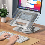 Podstawka Pod Laptopa z Regulacją Wysokości 360° do 17 Cal – Aluminiowa i Chłodząca 16