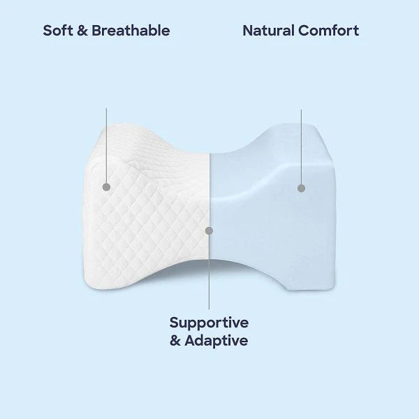 Poduszka Ergonomiczna Pod Nogi z Pianki Memory Foam – Oddychający Pokrowiec, Wsparcie dla Kolan 4