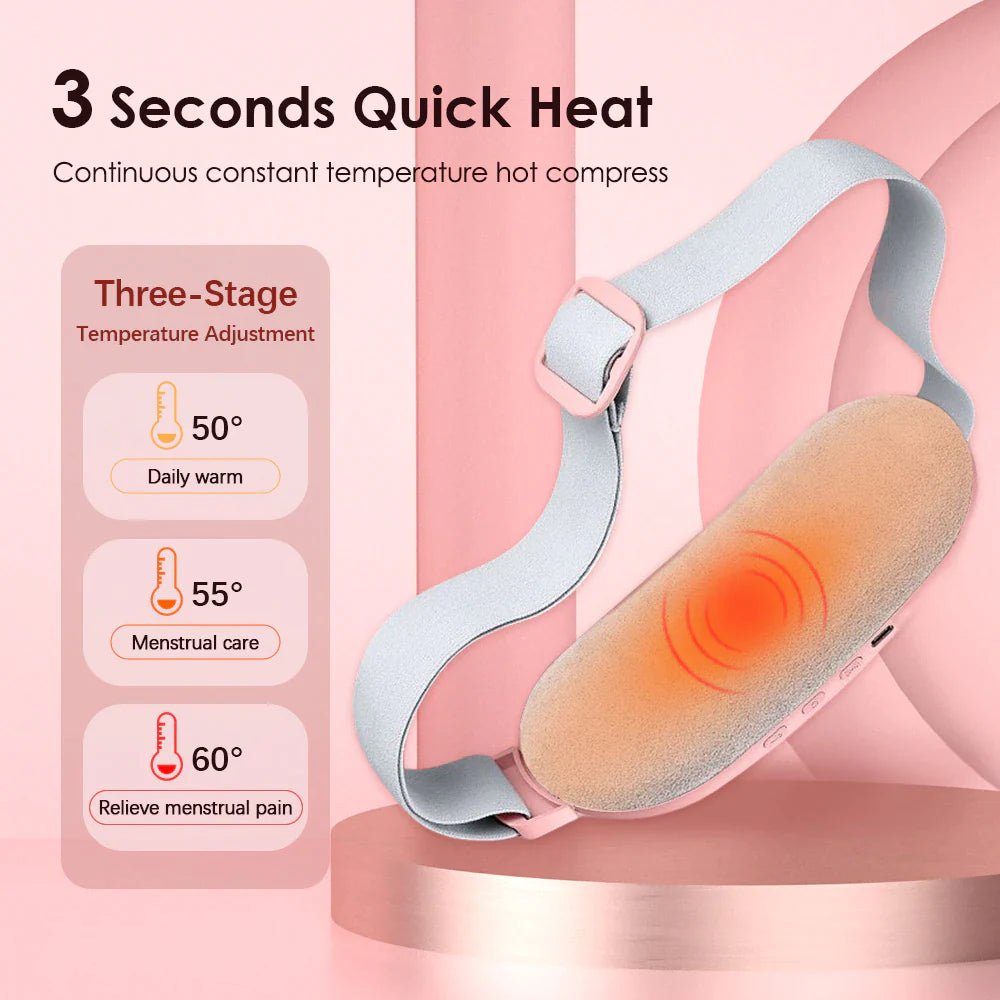Poduszka Grzewcza Elektryczna na Ból Menstruacyjny z Masażem i Regulacją Temperatury 5