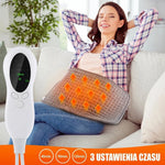 Poduszka Grzewcza Elektryczna na Ból Pleców z Regulacją Temperatura 40-65°C i Timerem 6