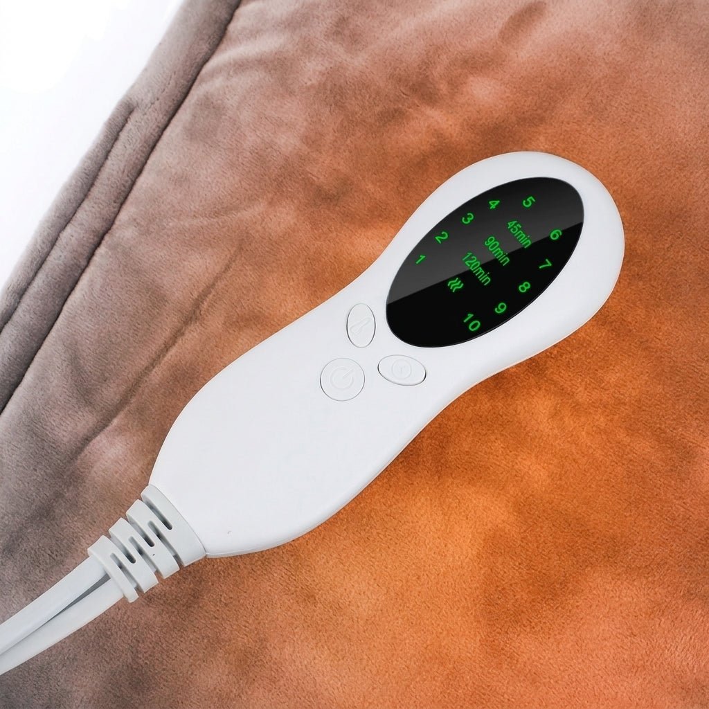Poduszka Grzewcza Elektryczna na Szyję i Plecy z Regulacją Temperatury i Timerem 4