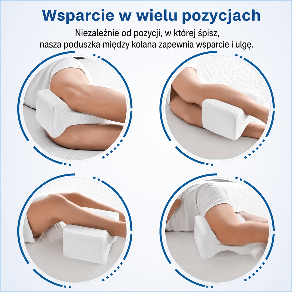Poduszka Ortopedyczna do Spania na Boku – Pianka Memory z Ergonomicznym Wsparciem Kręgosłupa