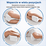 Poduszka Ortopedyczna do Spania na Boku – Pianka Memory z Ergonomicznym Wsparciem Kręgosłupa