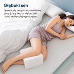 Poduszka Ortopedyczna do Spania na Boku – Pianka Memory z Ergonomicznym Wsparciem Kręgosłupa