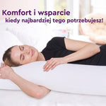 Poduszka Ortopedyczna do Spania na Boku z Pianką Pamięciową 120 cm – Wsparcie Kręgosłupa i Komfort 5