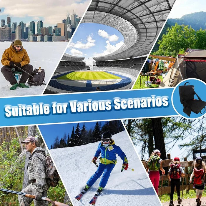 Poduszka Siedziska Podgrzewana z 3 Poziomami Ciepła i Składaną Konstrukcją 2