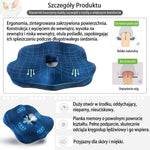 Poduszka Siedziskowa z Pianki Memory – Redukcja Bólu Pleców, Antypoślizgowa do Biura i Samochodu 3