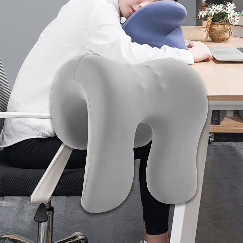 Poduszka Zagłówkowa Do Krzesła Biurowego z Pianką Pamięci Kształtu i Masażem – Ergonomiczne Wsparcie Szyi 10