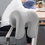 Poduszka Zagłówkowa Do Krzesła Biurowego z Pianką Pamięci Kształtu i Masażem – Ergonomiczne Wsparcie Szyi 10
