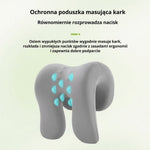 Poduszka Zagłówkowa Do Krzesła Biurowego z Pianką Pamięci Kształtu i Masażem – Ergonomiczne Wsparcie Szyi 10