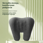 Poduszka Zagłówkowa Do Krzesła Biurowego z Pianką Pamięci Kształtu i Masażem – Ergonomiczne Wsparcie Szyi