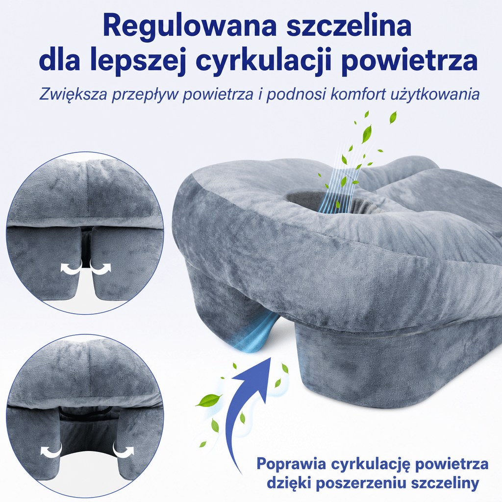 Poduszka do Spania na Brzuchu po Operacji BBL – Wsparcie i Komfort z Pianki Pamięciowej
