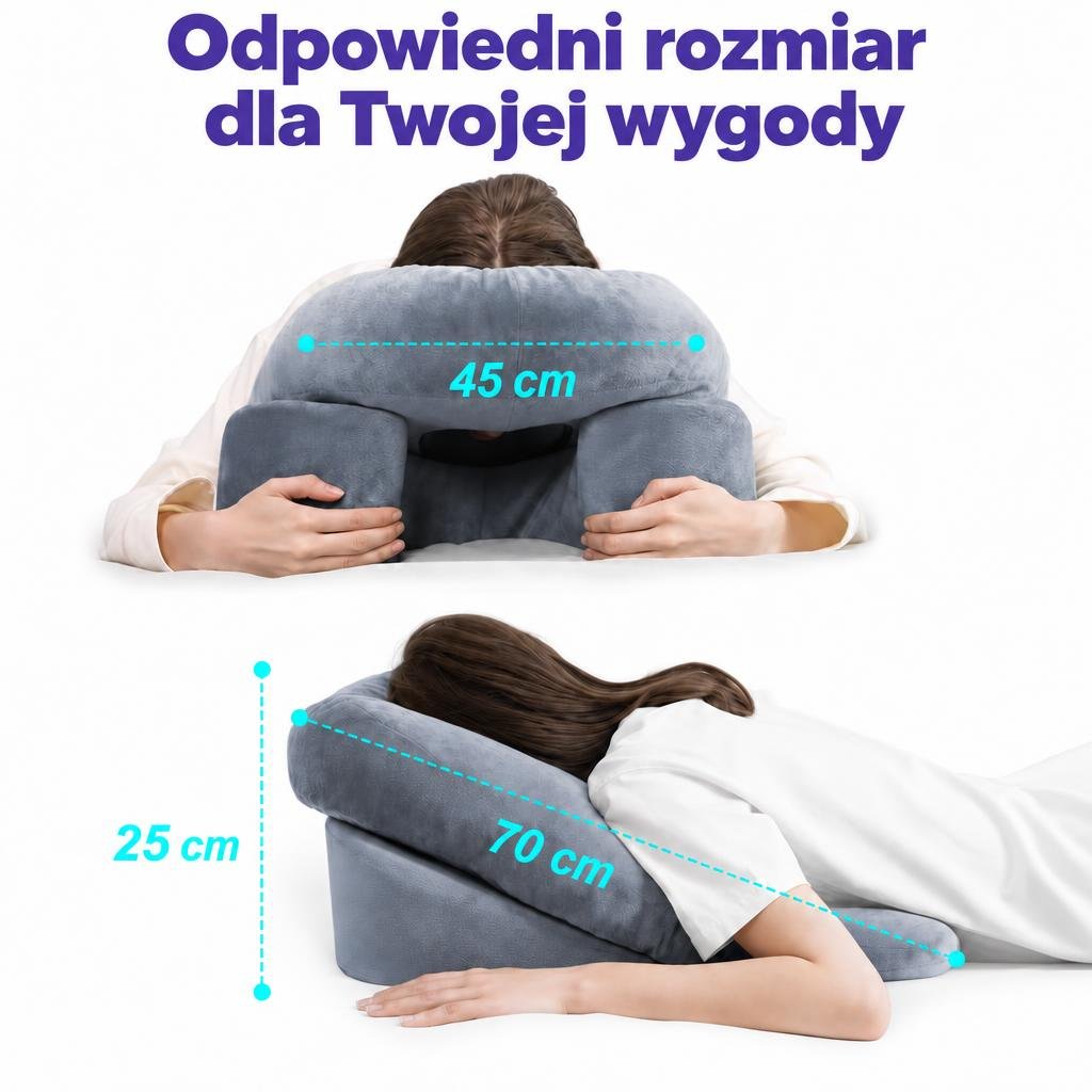 Poduszka do Spania na Brzuchu po Operacji BBL – Wsparcie i Komfort z Pianki Pamięciowej 7