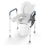 Podwyższona Deska Sedesowa Z Regulacją Wysokości I Uchwytami, Antypoślizgowa 1