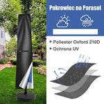 Pokrowiec na Parasol Ogrodowy Wodoodporny z Teleskopowym Drążkiem – Ochrona przed Deszczem i UV 8