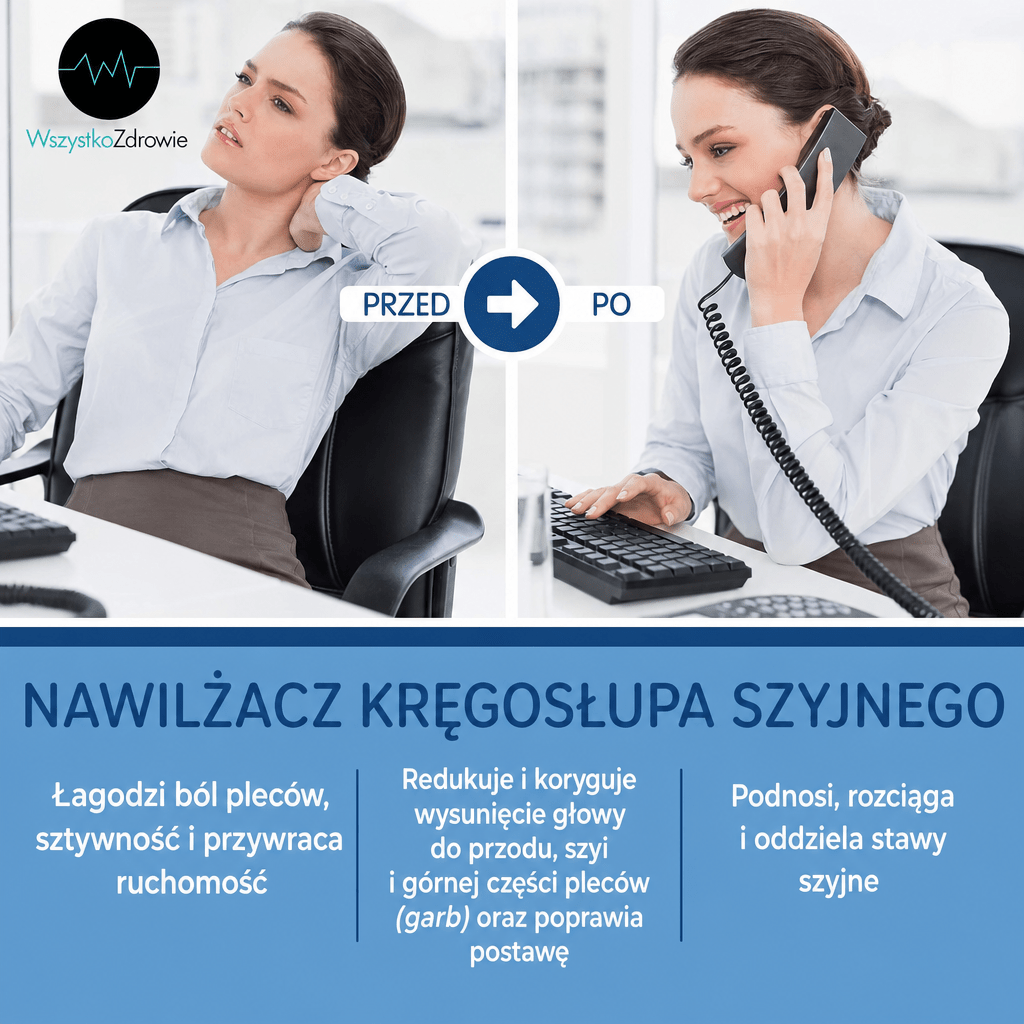 Pompka Do Ćwiczeń Postawy Szyi i Kręgosłupa – Podwójny Mechanizm Pompowania, Łagodzenie Bólu